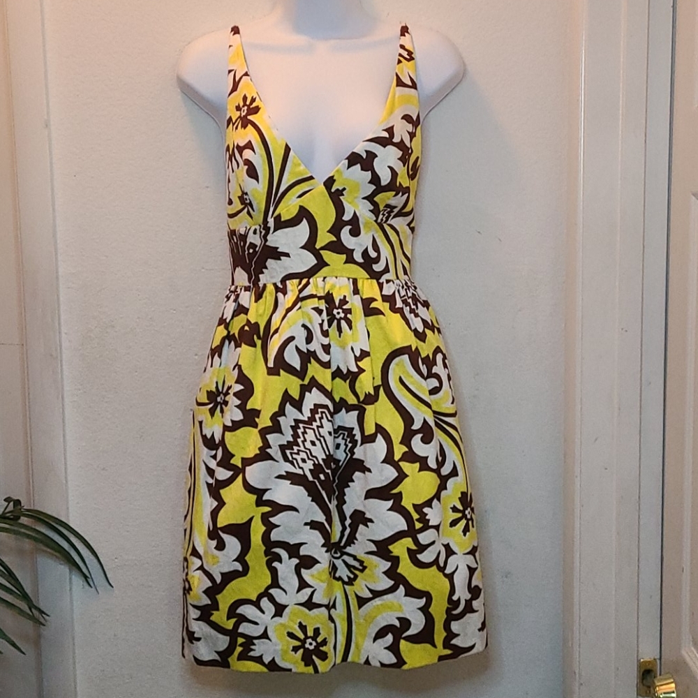 Milly Floral Print Dress Size 10